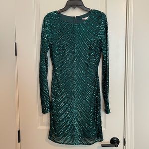 Gianni Bini Emerald Sequin Dress NWT - Size Medium